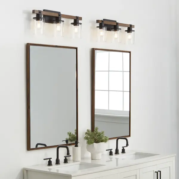 3-Light Vanity in Textured Black - Image 8