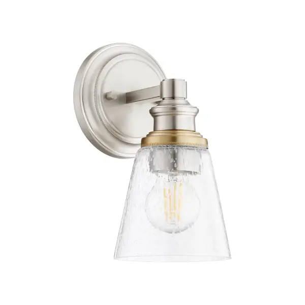 Dunbar 1-Light Wall Sconce in Satin Nickel - Image 3