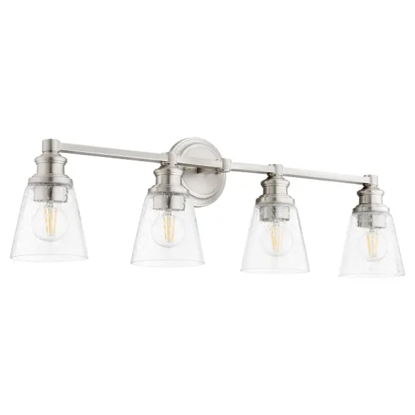 Dunbar 4-Light Satin Nickel Vanity - Image 1