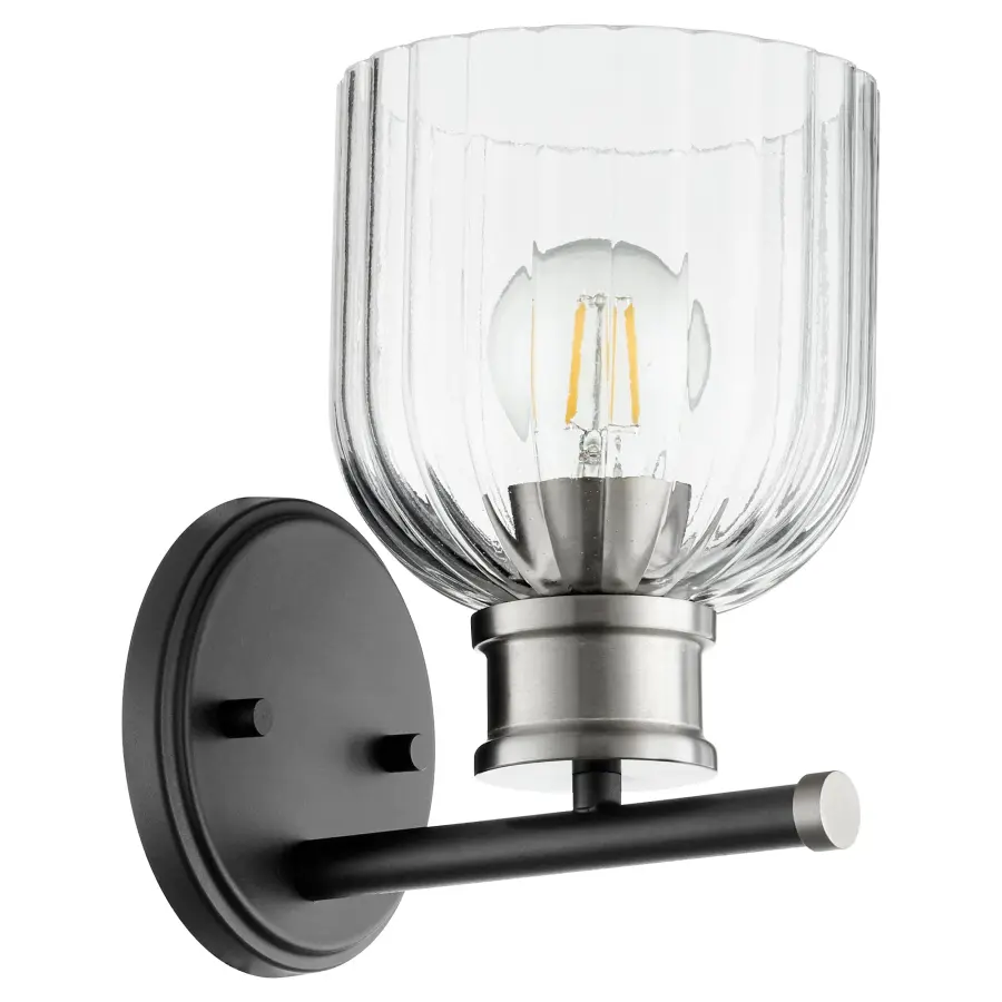 Elegant Two-Tone Sconce Blends Classic and Contemporary Design