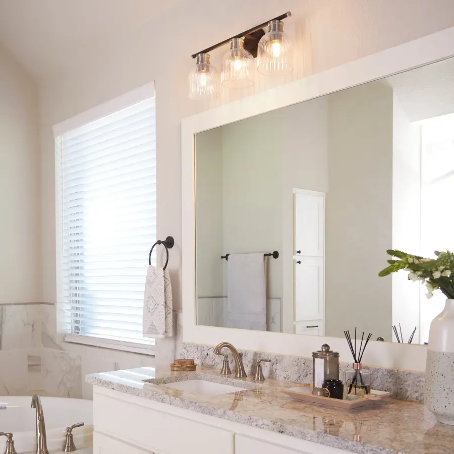 Versatile Two-Tone Vanity Light Blends Classic and Contemporary Design - Image 2