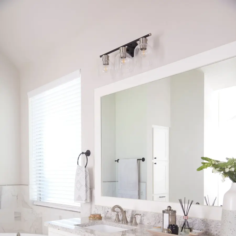 Versatile Two-Tone Vanity Light Blends Classic and Contemporary Design - Image 3