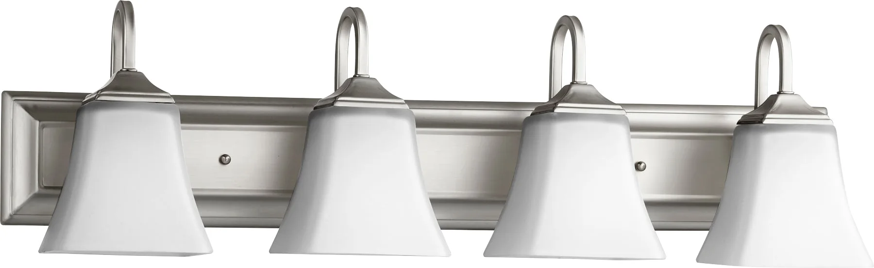 4-Light Transitional Vanity in Satin Nickel