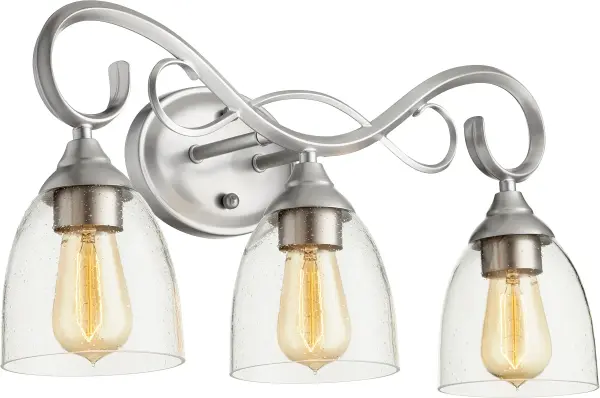 Powell 3-Light Vanity in Classic Nickel - Image 3