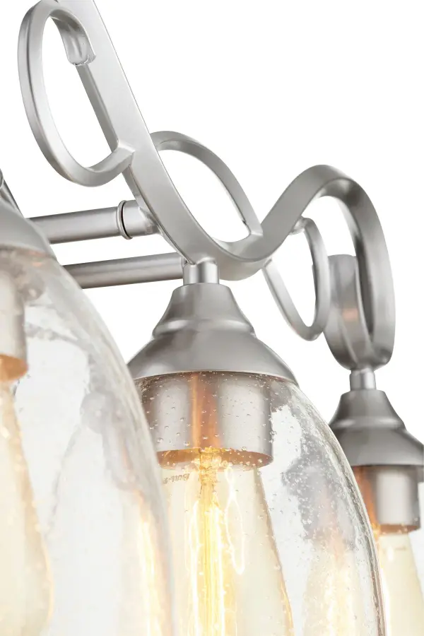 Powell 3-Light Vanity in Classic Nickel - Image 4