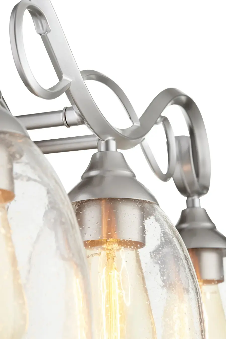 Powell 3-Light Vanity in Classic Nickel - Image 4