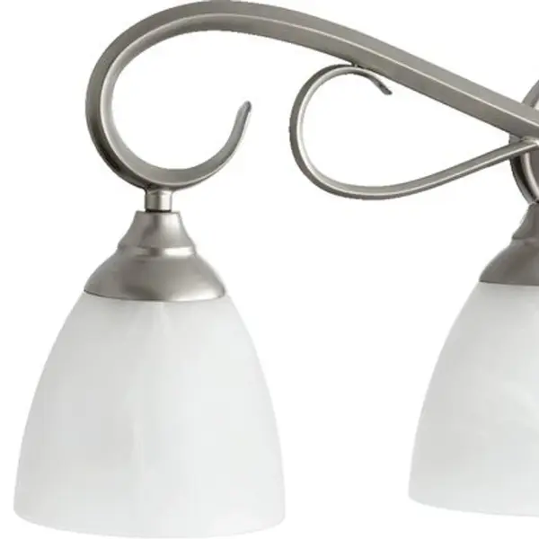 Powell 4-Light Traditional Vanity in Classic Nickel - Image 2