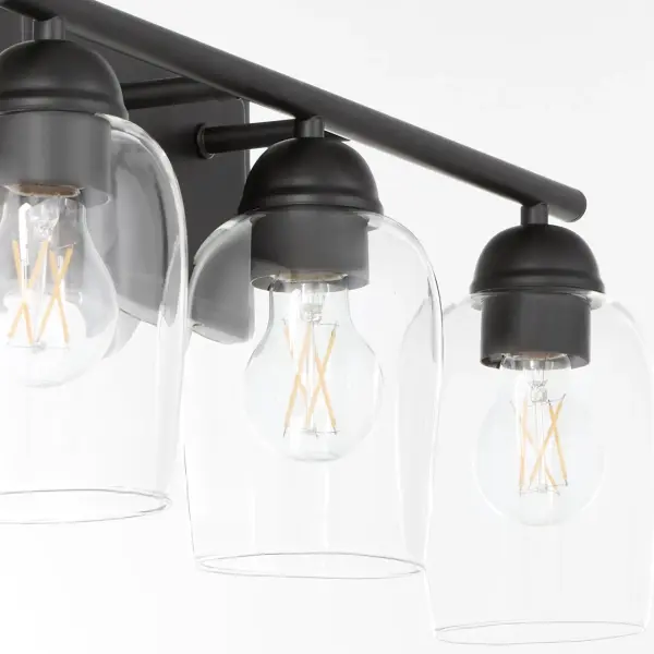 Wallinger 3-Light Vanity in Matte Black - Image 3
