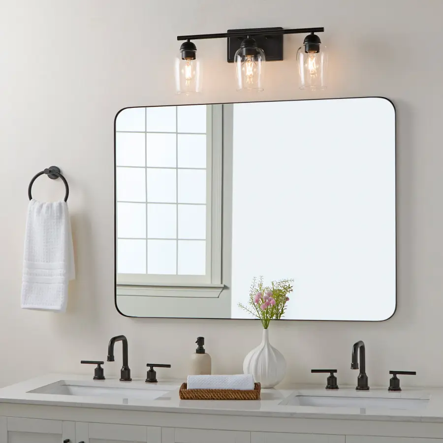 Wallinger 3-Light Vanity in Matte Black - Image 5