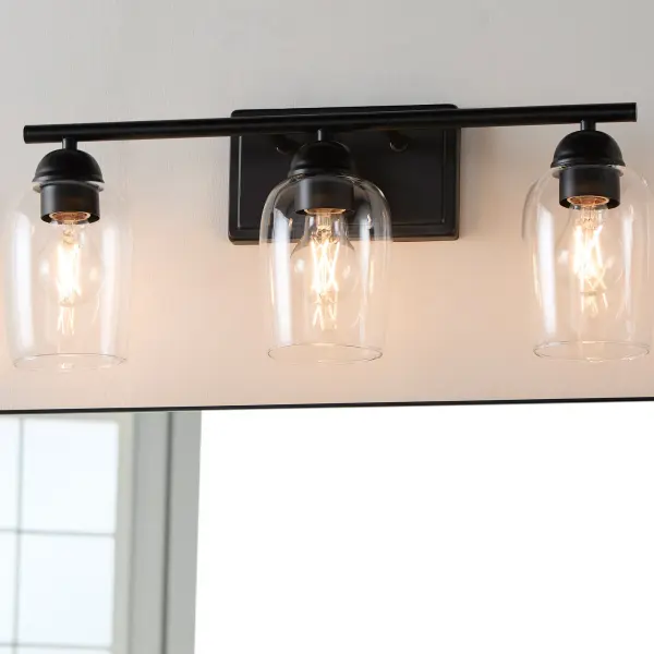Wallinger 3-Light Vanity in Matte Black - Image 6