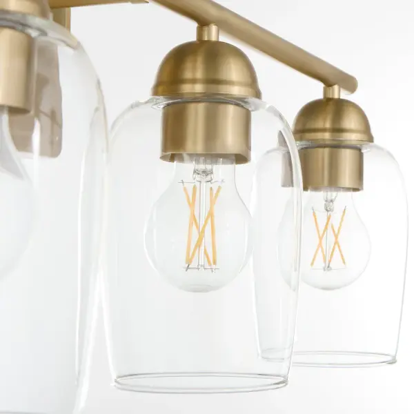 Wallinger 4-Light Vanity in Aged Brass - Image 4