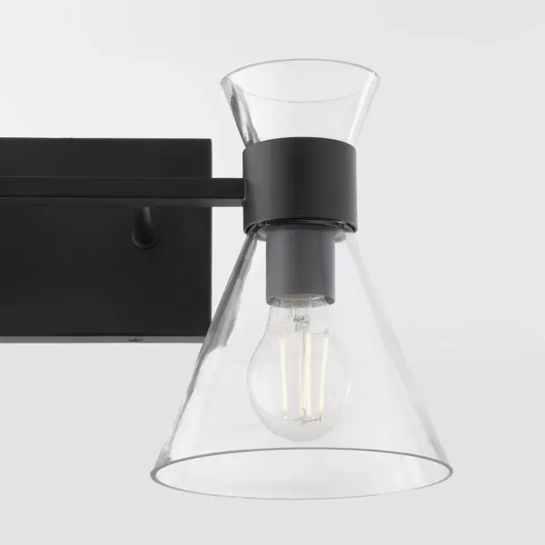 Beldar 2-Light Vanity in Matte Black - Image 4