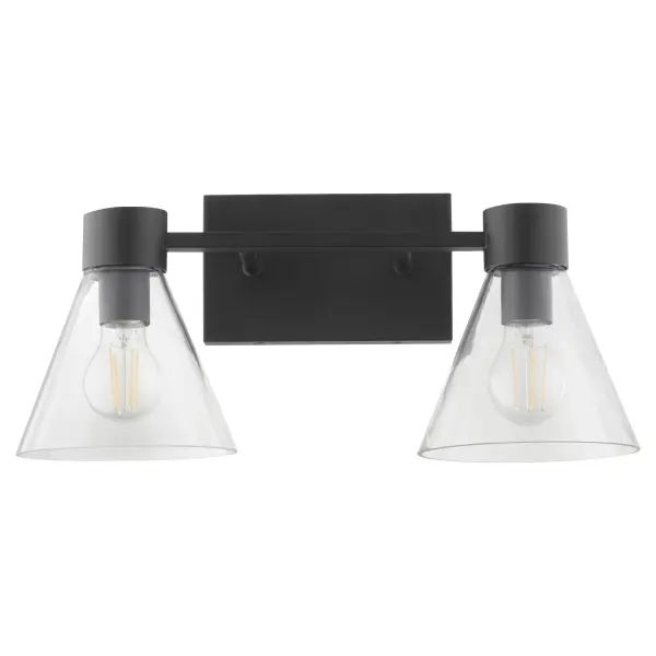 Beldar 2-Light Vanity in Matte Black - Image 5