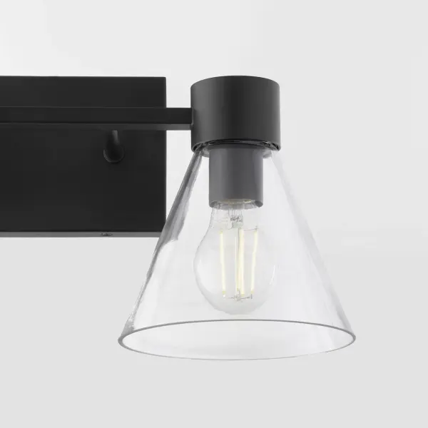 Beldar 2-Light Vanity in Matte Black - Image 7