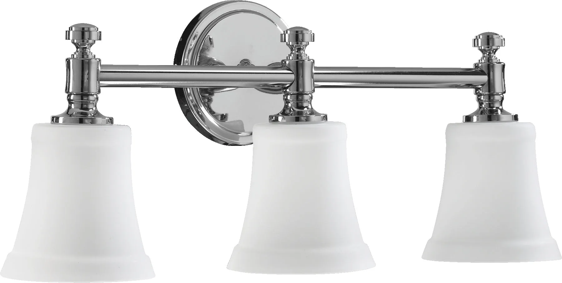 Rossington 3-Light Transitional Vanity in Chrome