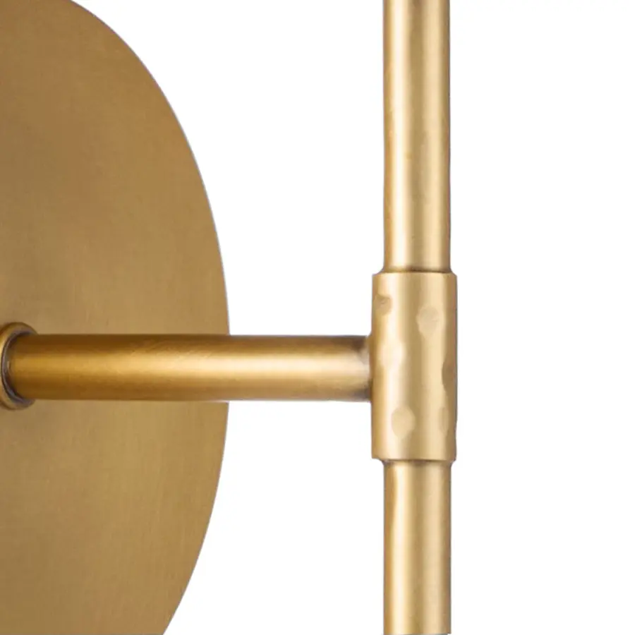 Fairview 1-Light Wall Sconce in Brushed Brass - Image 6
