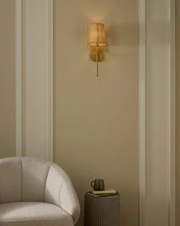 Fairview 1-Light Wall Sconce in Brushed Brass - Image 7