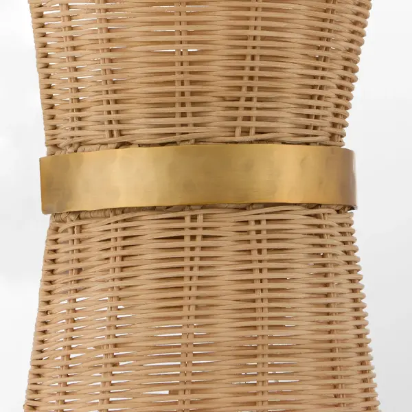 Fairview 2-Light Wall Sconce in Brushed Brass - Image 3