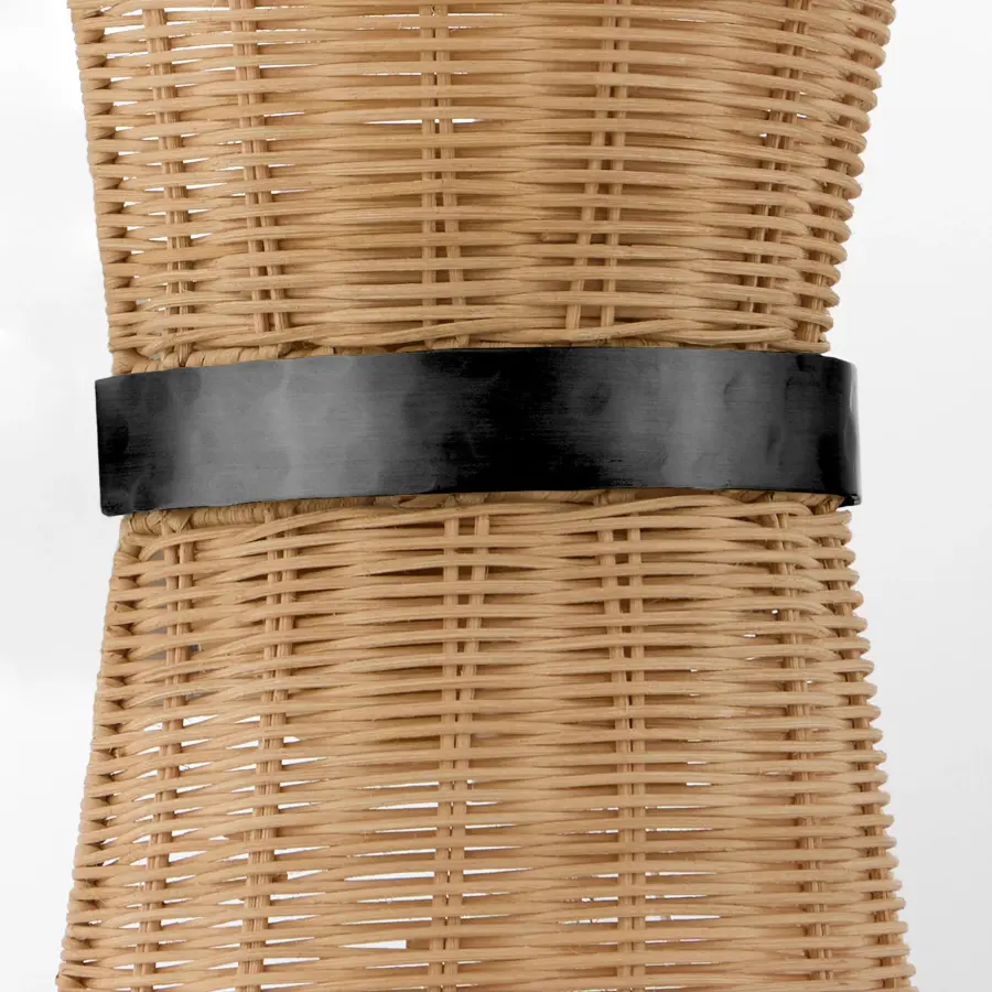 Fairview 2-Light Wall Sconce in Matte Black - Image 3
