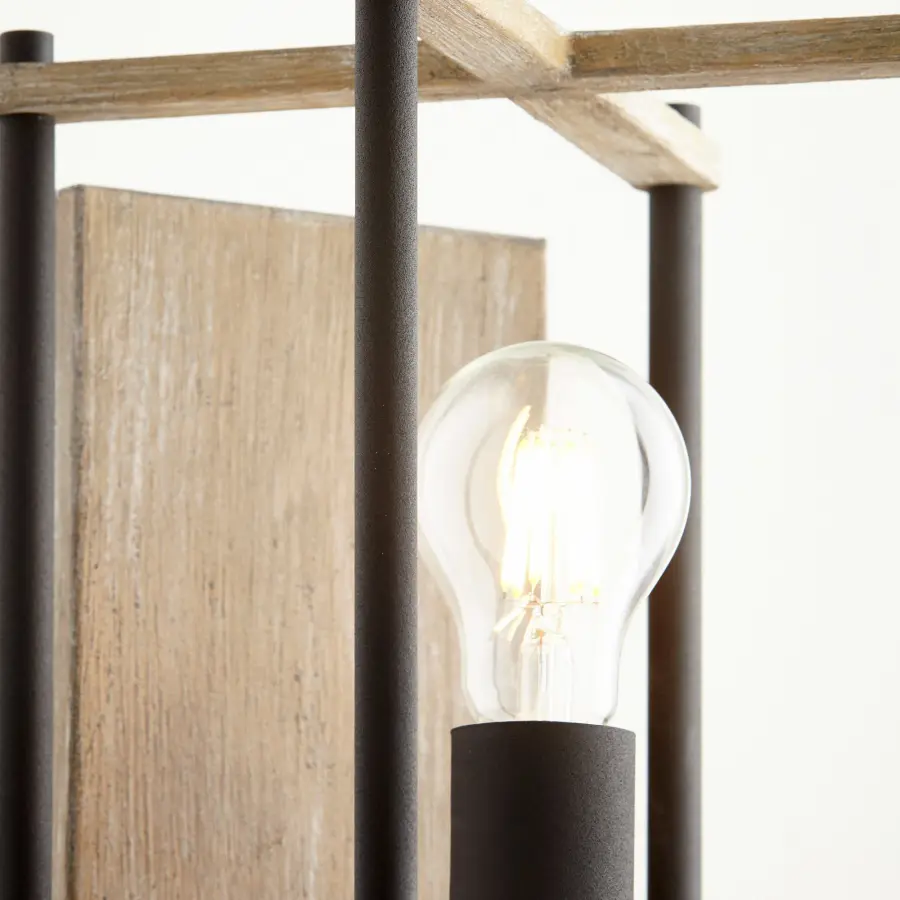 Modern Farmhouse Charm with Adjustable Exposed Bulb Design - Image 3