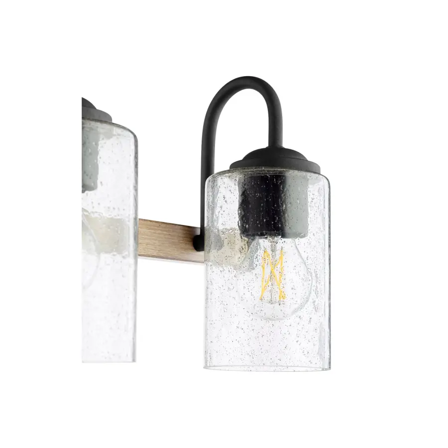 Pepper Glass 3-Light Vanity in Noir - Image 2