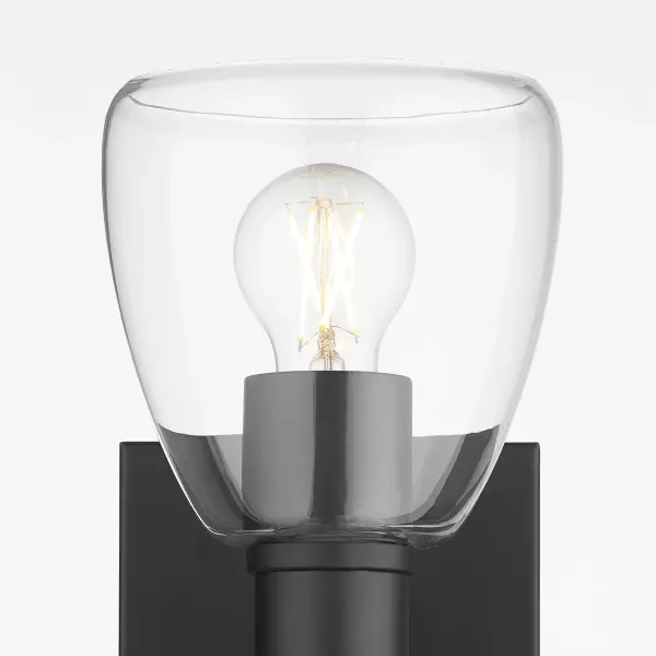 Relo 2-Light Wall Sconce in Matte Black - Image 3