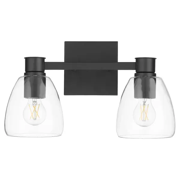 Relo 2-Light Vanity in Matte Black - Image 1