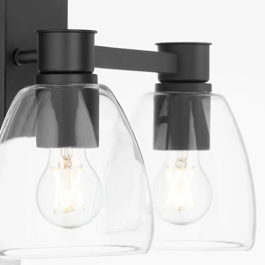 Relo 2-Light Vanity in Matte Black - Image 3