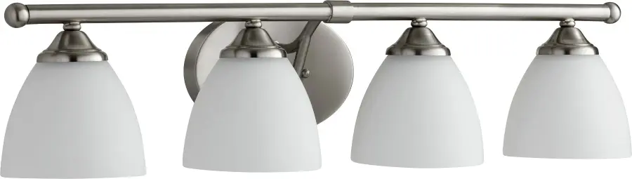 Brooks 4-Light Transitional Vanity in Satin Nickel
