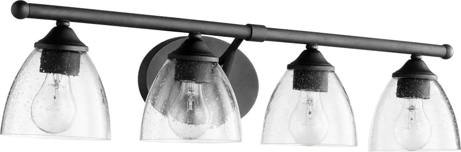 Brooks 4-Light Transitional Vanity in Noir - Image 1