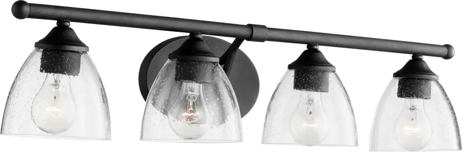 Brooks 4-Light Transitional Vanity in Noir - Image 2