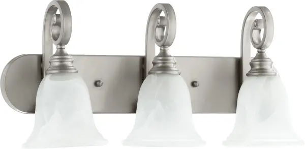 The Bryant vanity light brings classic sophistication to any bathroom with its symmetrical curvaceous arms and luxurious Classic Nickel finish. Perfect for traditional and transitional spaces seeking refined illumination.