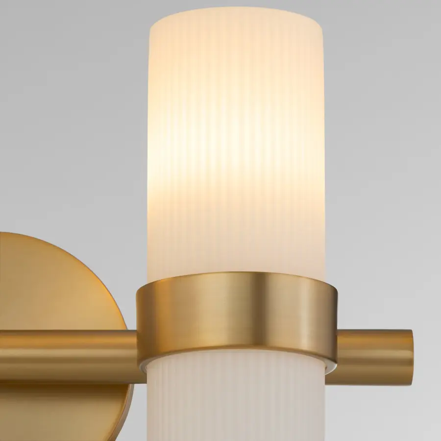 Sojourn 2-Light Vanity in Brushed Brass - Image 3