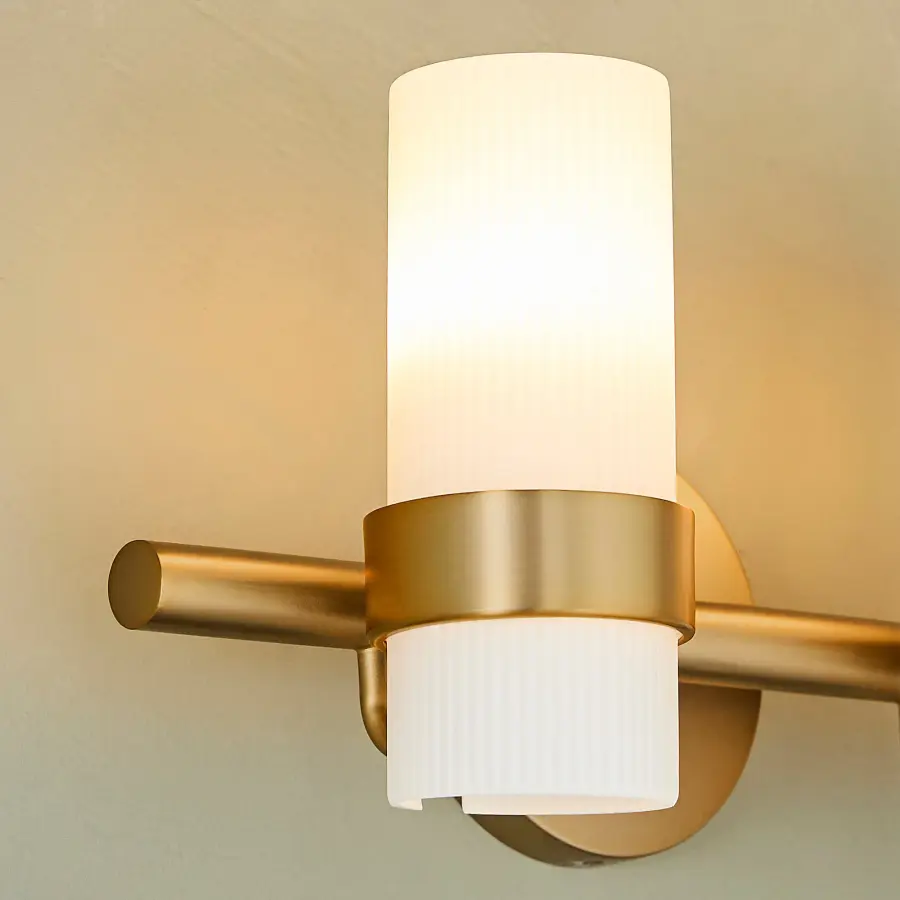Sojourn 2-Light Vanity in Brushed Brass - Image 6