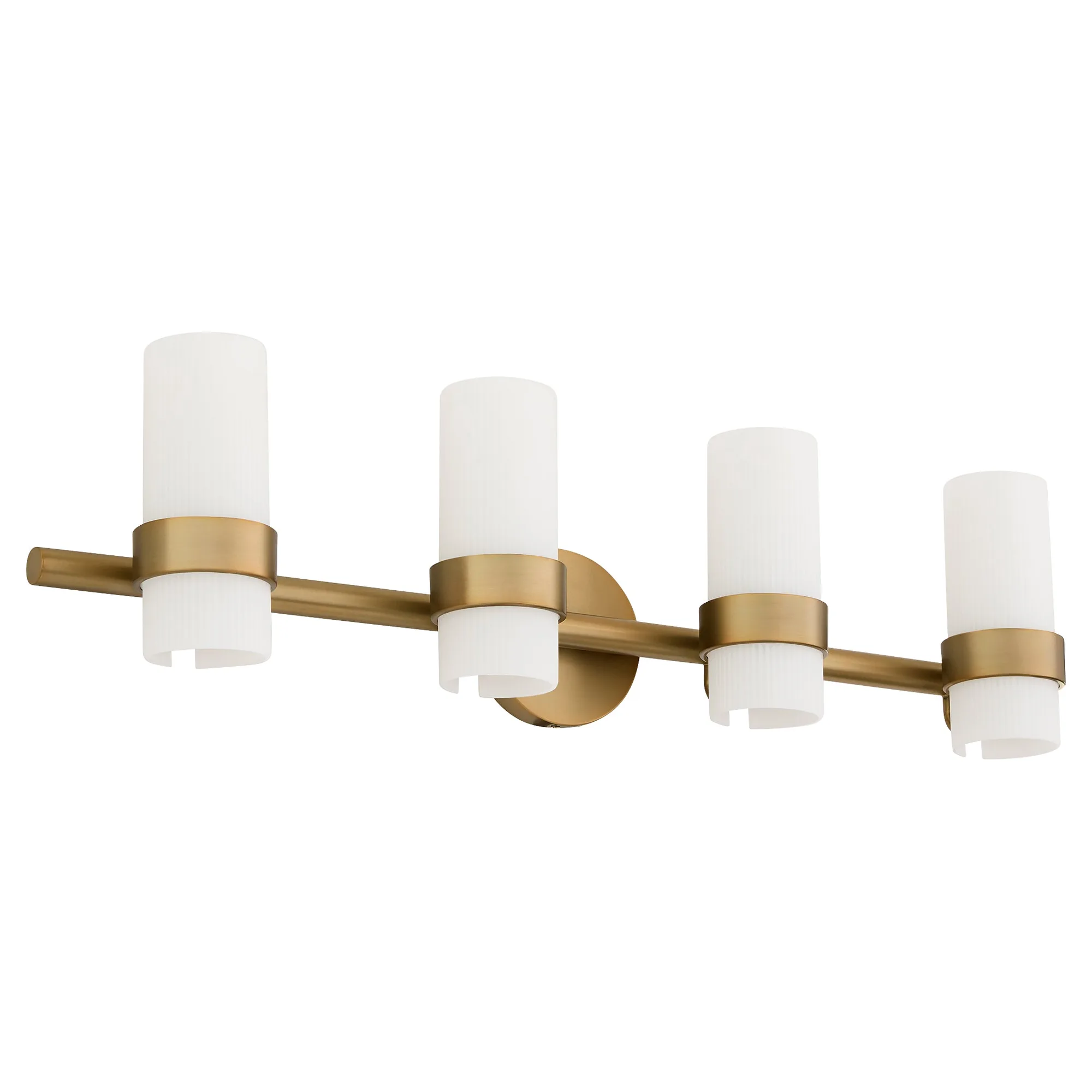 Sojourn 4-Light Vanity in Brushed Brass