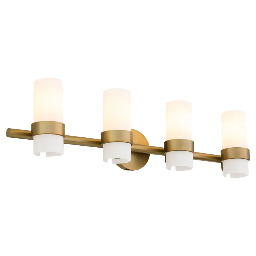 Sojourn 4-Light Vanity in Brushed Brass - Image 2