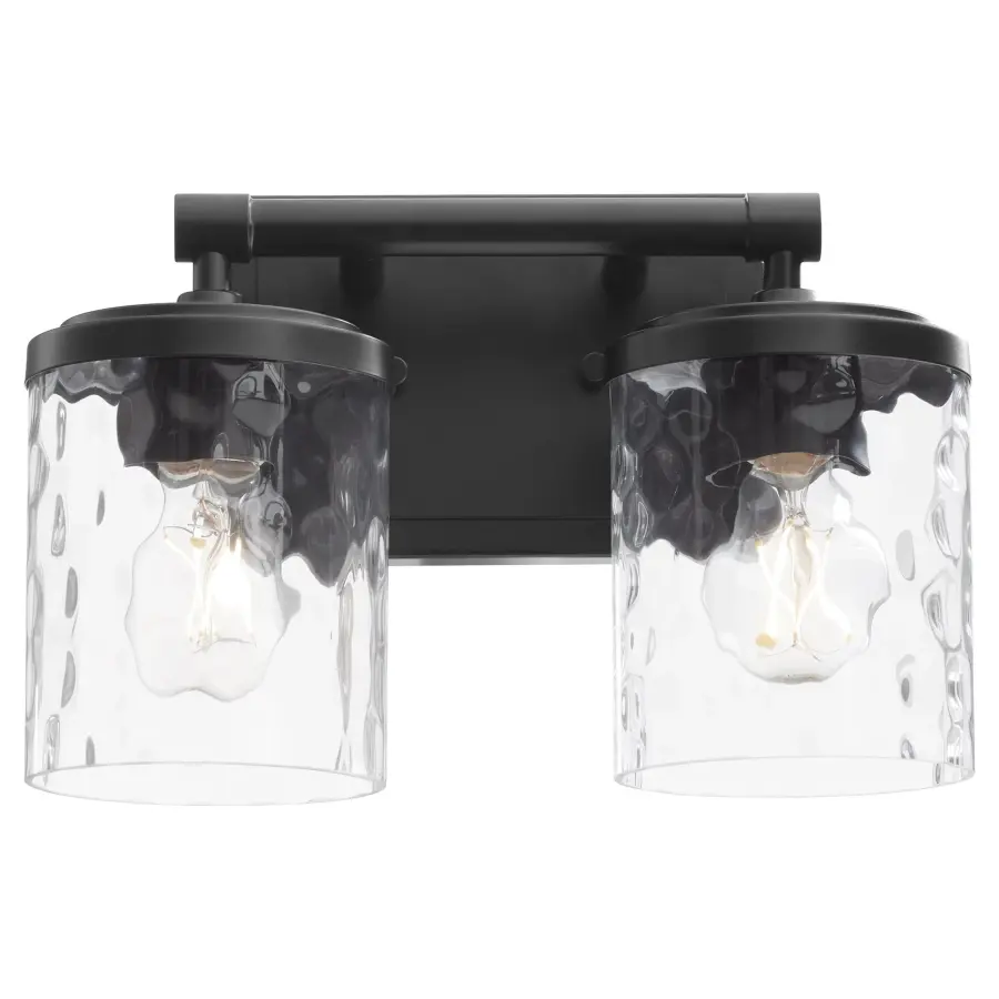 Starky 2-Light Vanity in Matte Black - Image 2