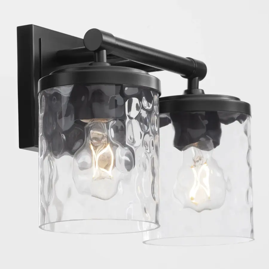 Starky 2-Light Vanity in Matte Black - Image 3