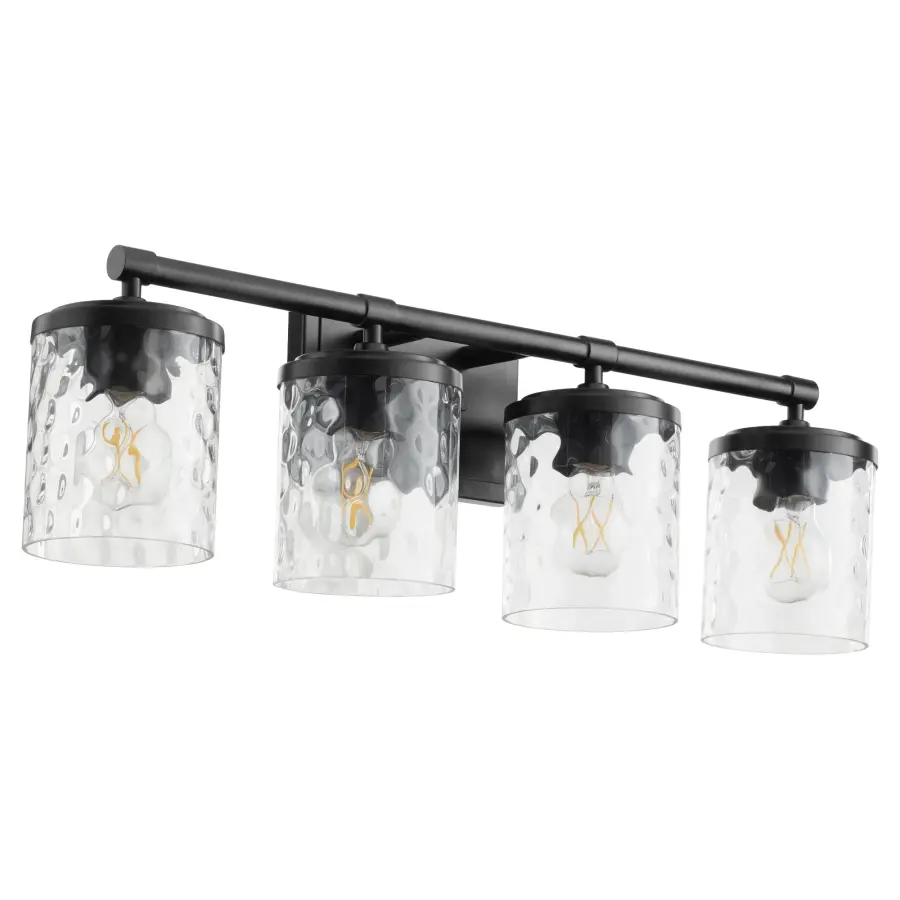 Starky 4-Light Vanity in Matte Black - Image 1