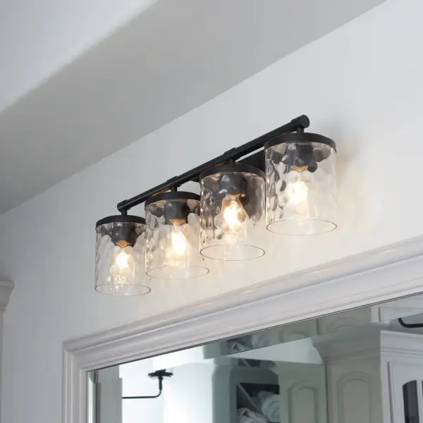 Starky 4-Light Vanity in Matte Black - Image 4