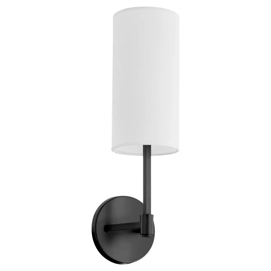 Merrick 1-Light Wall Sconce in Matte Black - Image 1