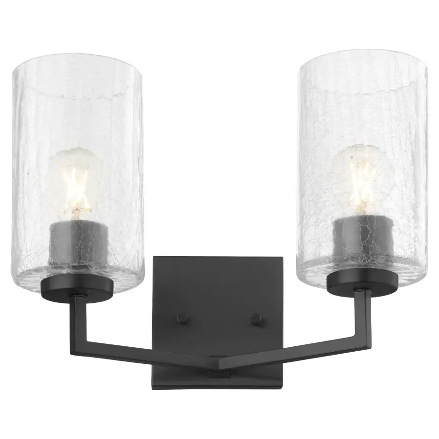 Merrick 2-Light Vanity in Matte Black - Image 2