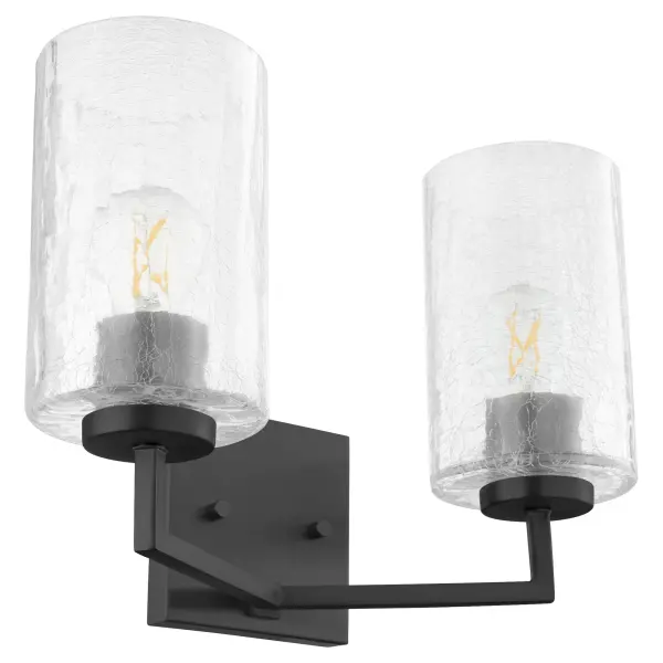 Merrick 2-Light Vanity in Matte Black - Image 3