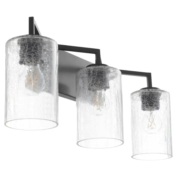 Merrick 3-Light Vanity in Matte Black - Image 1