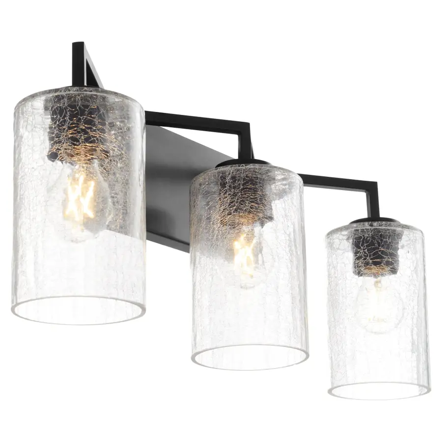 Merrick 3-Light Vanity in Matte Black - Image 2