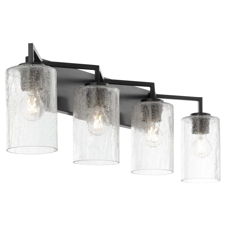 Merrick 4-Light Vanity in Matte Black - Image 2