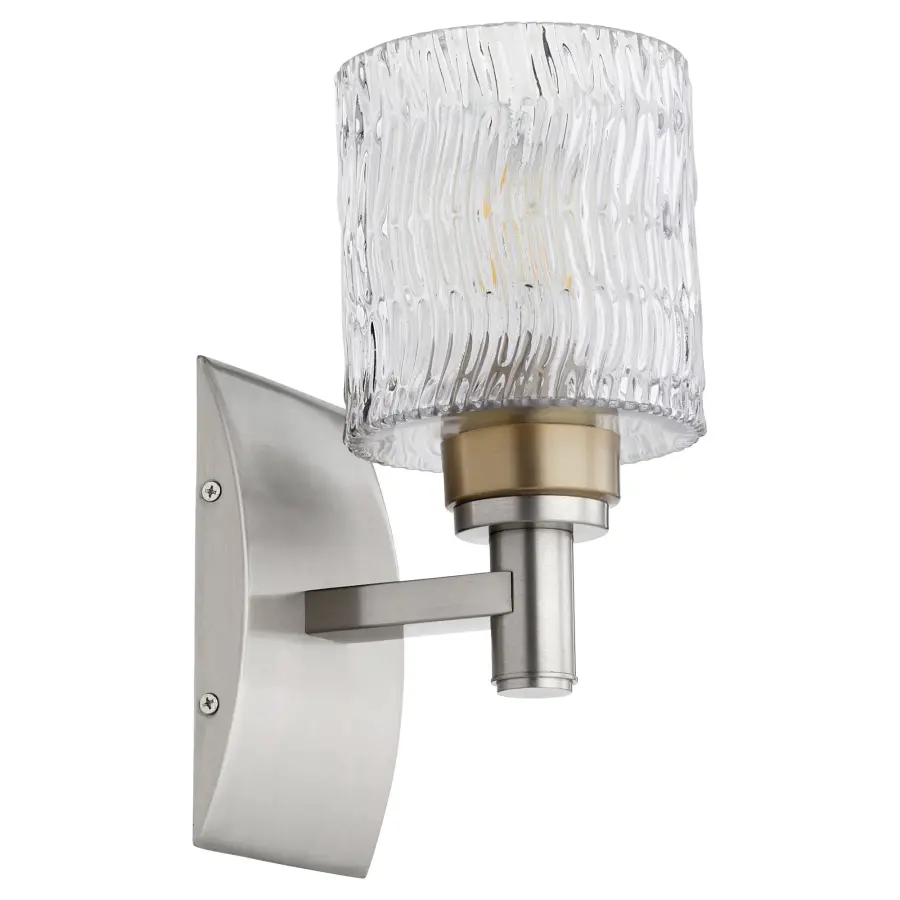 Stadium 1-Light Wall Sconce in Satin Nickel - Image 3