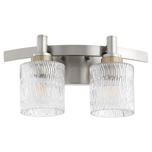 Stadium 2-Light Satin Nickel Vanity Light - Image 4