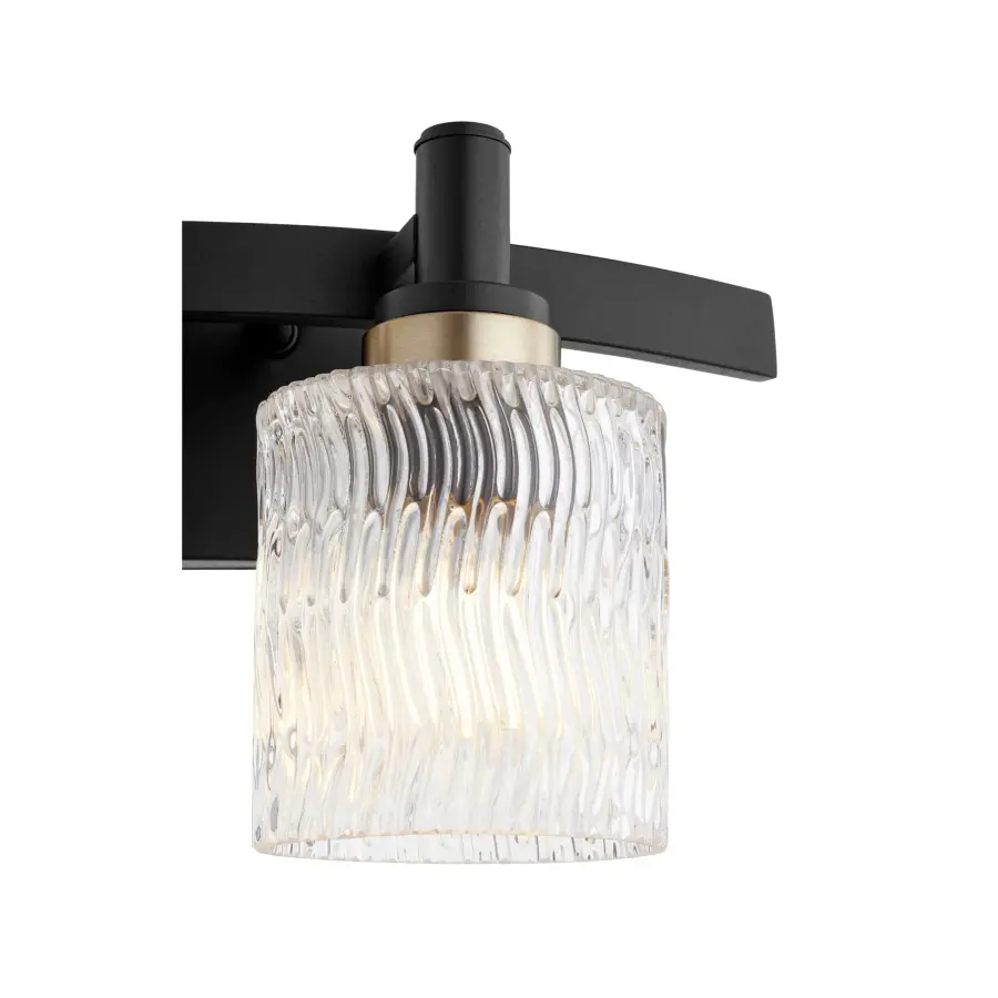 Stadium 2-Light Noir Vanity Light - Image 2