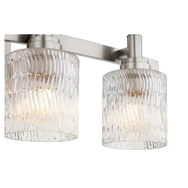 Stadium 4-Light Satin Nickel Vanity Light - Image 4